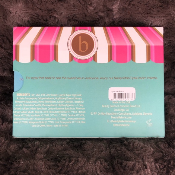 NIB- Beauty Bakerie Neapolitan EyesCream Palette - Picture 2 of 9